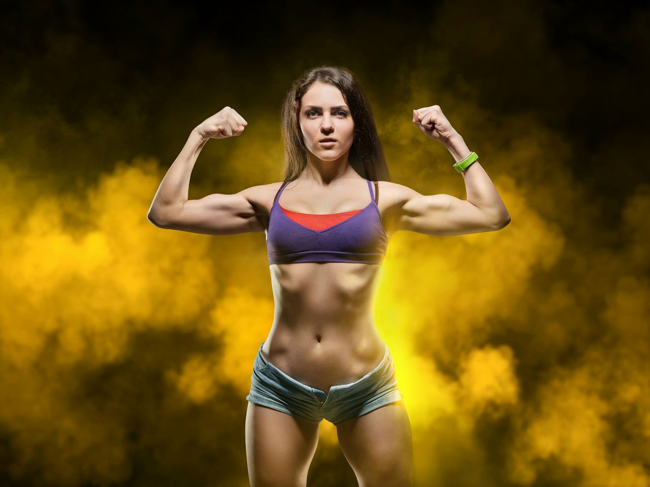 Athletic girls in Omsk